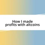 How I made profits with altcoins